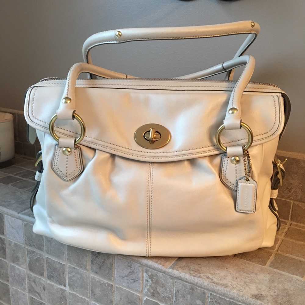 Coach Leather Business/Laptop Bag